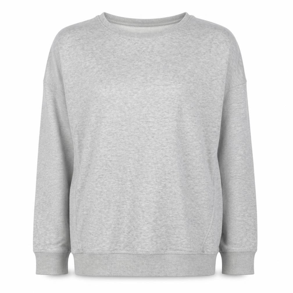 New Look Womens Grey  Cotton Pullover Sweatshirt Size 10  Pullover