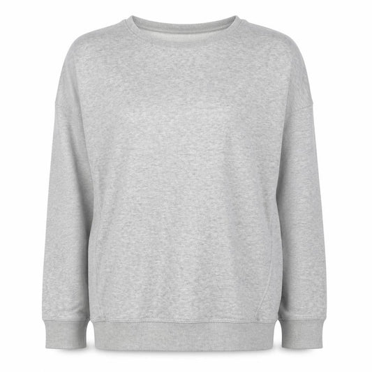 New Look Womens Grey  Cotton Pullover Sweatshirt Size 10  Pullover