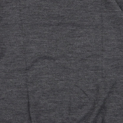 Dunnes Mens Grey Round Neck  Acrylic Pullover Jumper Size M