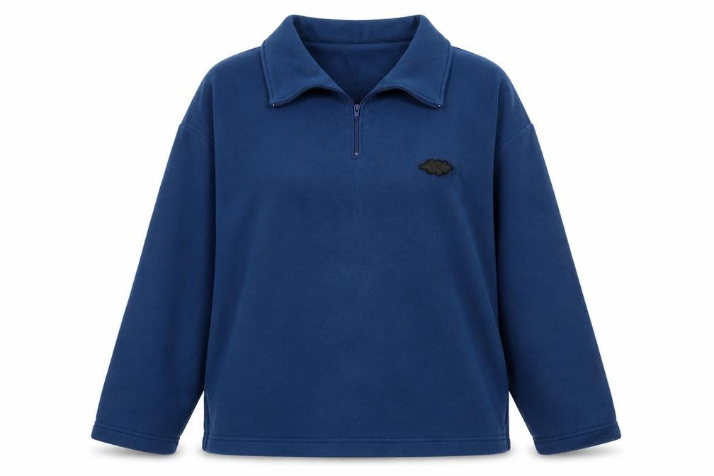 Damart Womens Blue  Polyester Pullover Sweatshirt Size M  Pullover