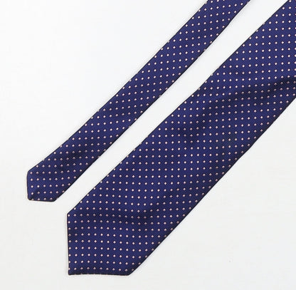 Marks & Spencer Mens Multicoloured Geometric Silk Pointed Tie One Size