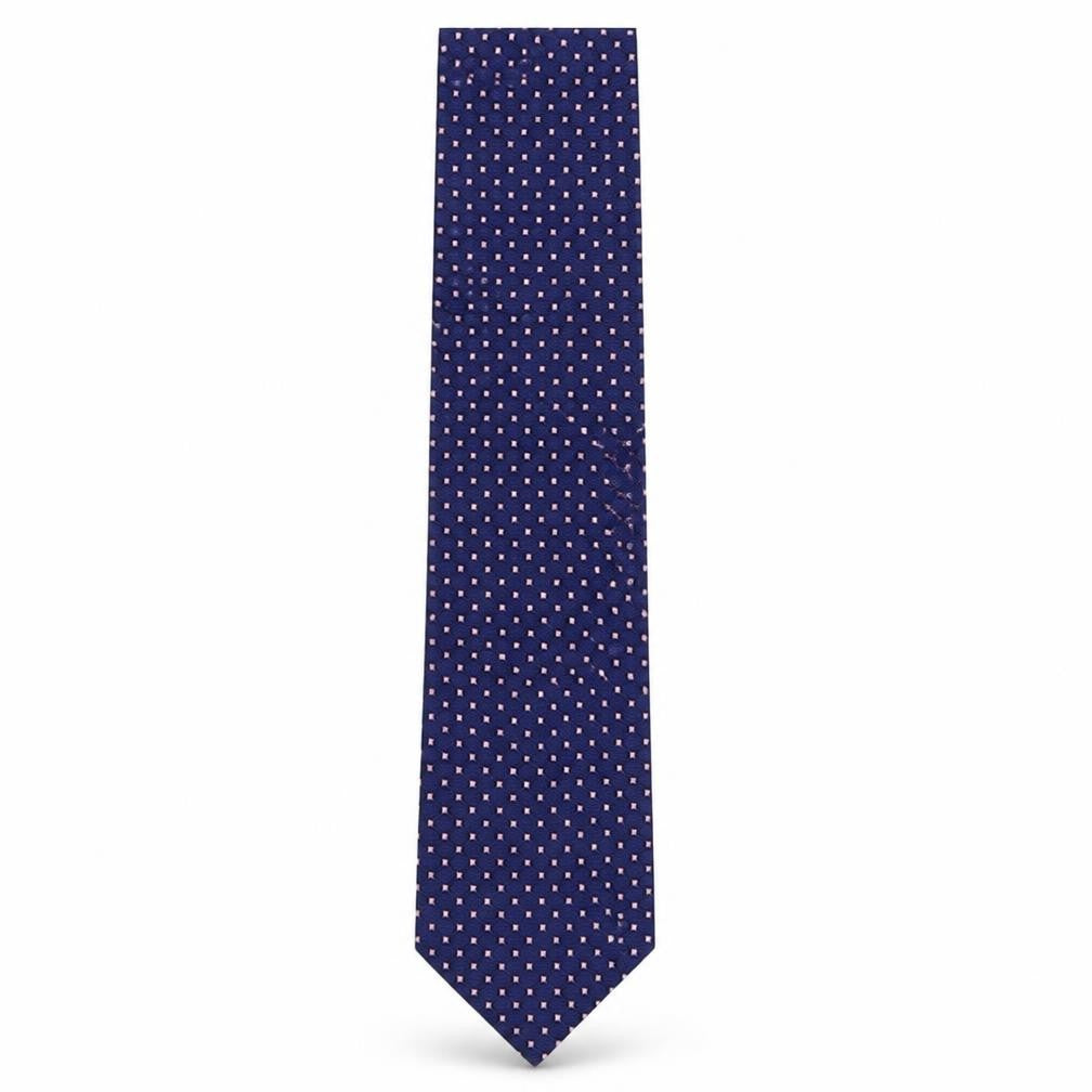 Marks & Spencer Mens Multicoloured Geometric Silk Pointed Tie One Size
