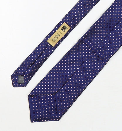 Marks & Spencer Mens Multicoloured Geometric Silk Pointed Tie One Size