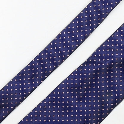 Marks & Spencer Mens Multicoloured Geometric Silk Pointed Tie One Size