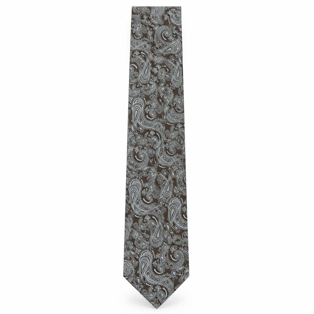St Michael Mens Multicoloured Paisley Polyester Pointed Tie One Size