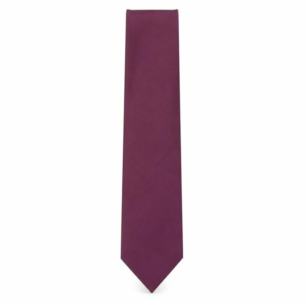 Duffer Mens Purple  Silk Pointed Tie One Size