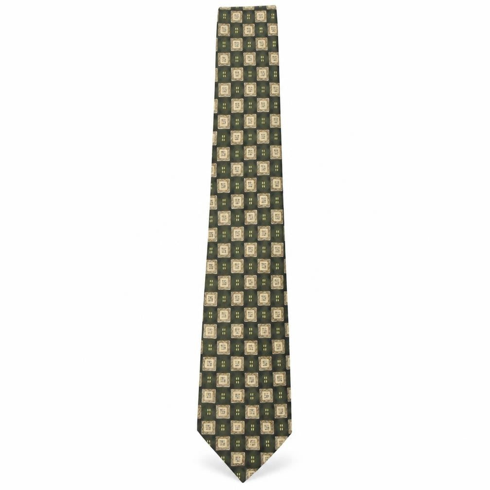 Marks & Spencer Mens Multicoloured Plaids & Checks Silk Pointed Tie One Size