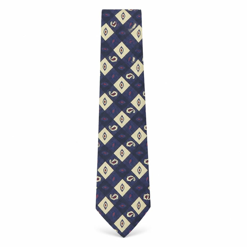 Marks & Spencer Mens Multicoloured Paisley Polyester Pointed Tie One Size