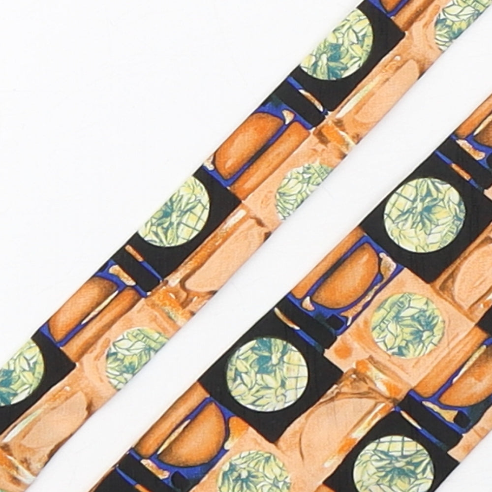 Folkespeare Mens Multicoloured Plaids & Checks Polyester Pointed Tie One Size
