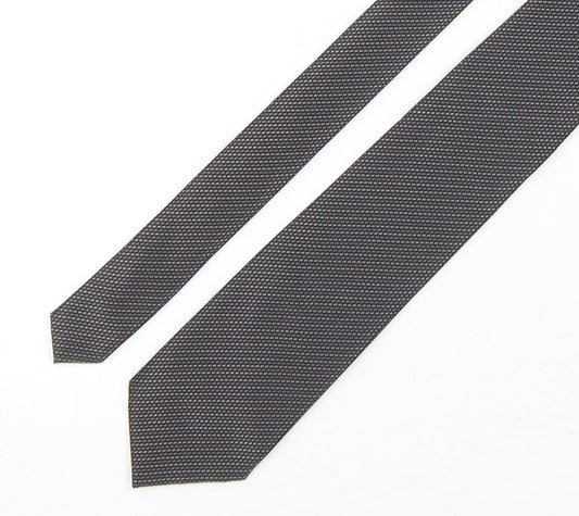 Marks and Spencer Mens Multicoloured Striped Polyester Pointed Tie One Size