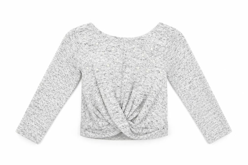 NEXT Girls Grey Boat Neck  Viscose Pullover Jumper Size 3 Years  Pullover