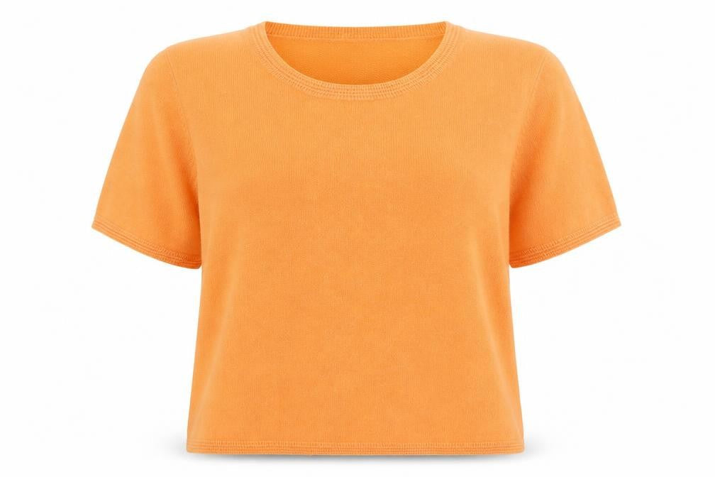 Marks & Spencer Womens Orange Crew Neck  Acrylic Pullover Jumper Size 18