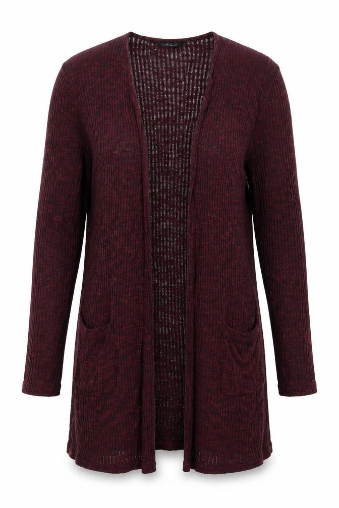 Atmosphere Womens Purple V-Neck  Viscose Cardigan Jumper Size 10