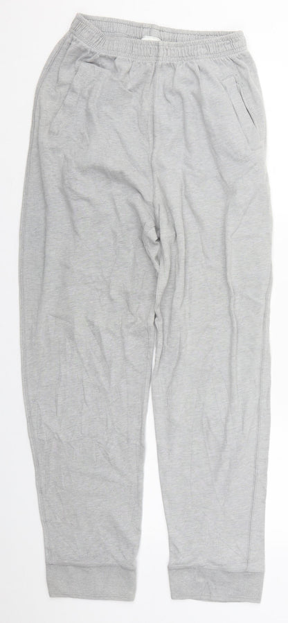 Next Womens Grey  Cotton Sweatpants Trousers Size 10 L28 in Regular