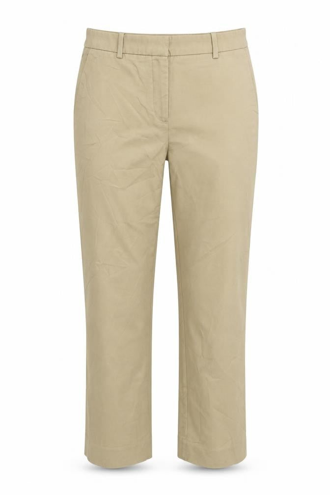 Gap Womens Beige  Cotton Trousers  Size 8 L25 in Regular Hook & Eye