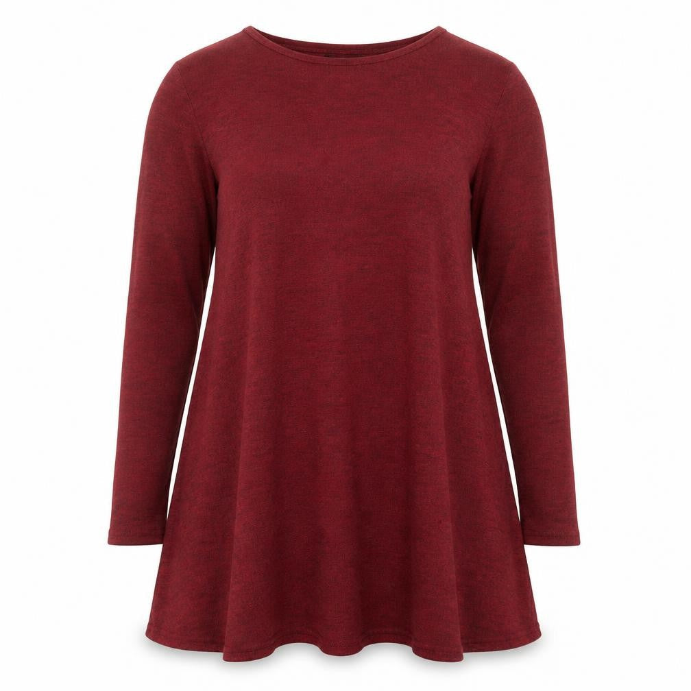 Boohoo Womens Red Round Neck  Polyester Pullover Jumper Size 12