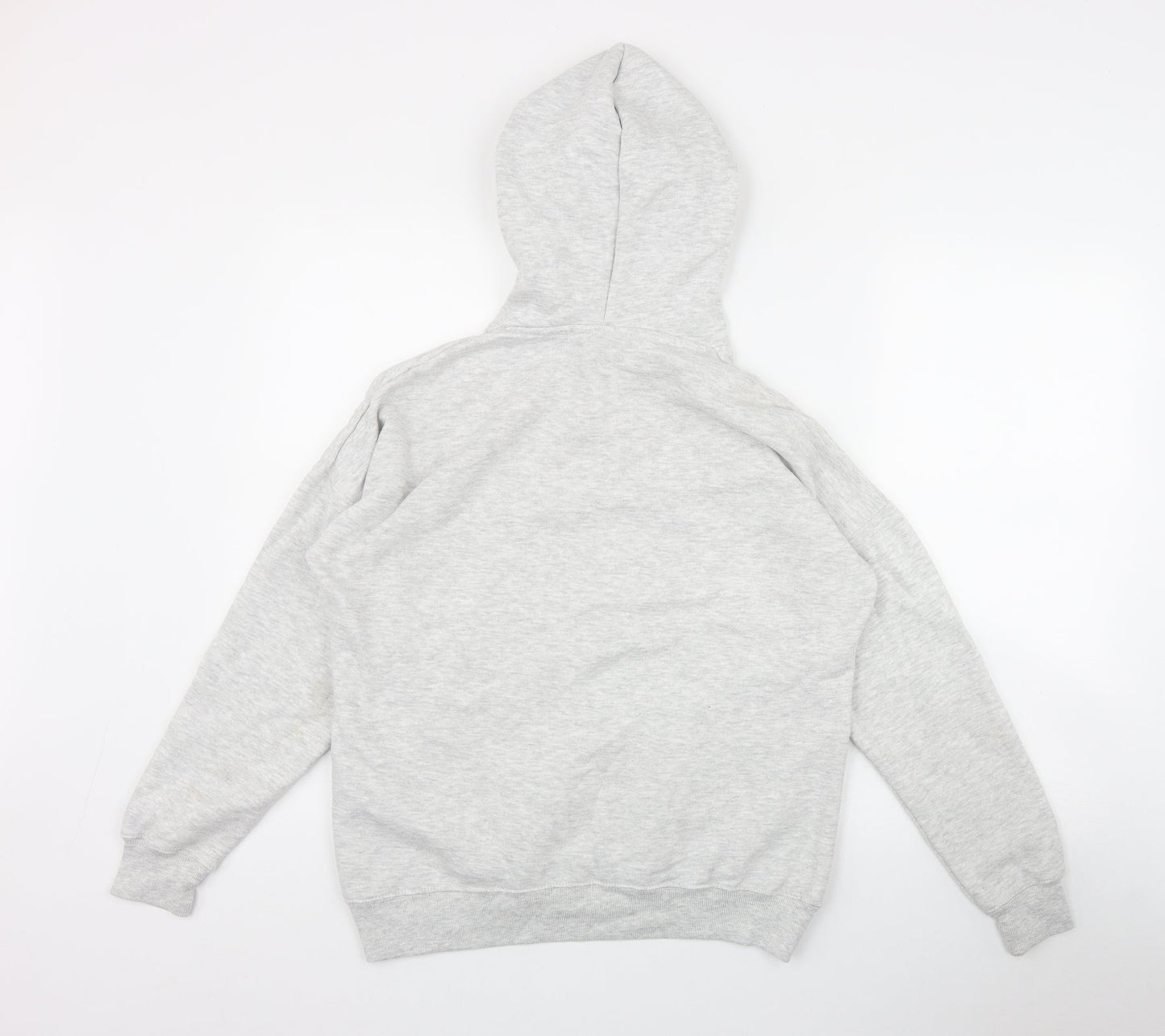 New Look Womens Grey  Cotton Pullover Hoodie Size S  Pullover