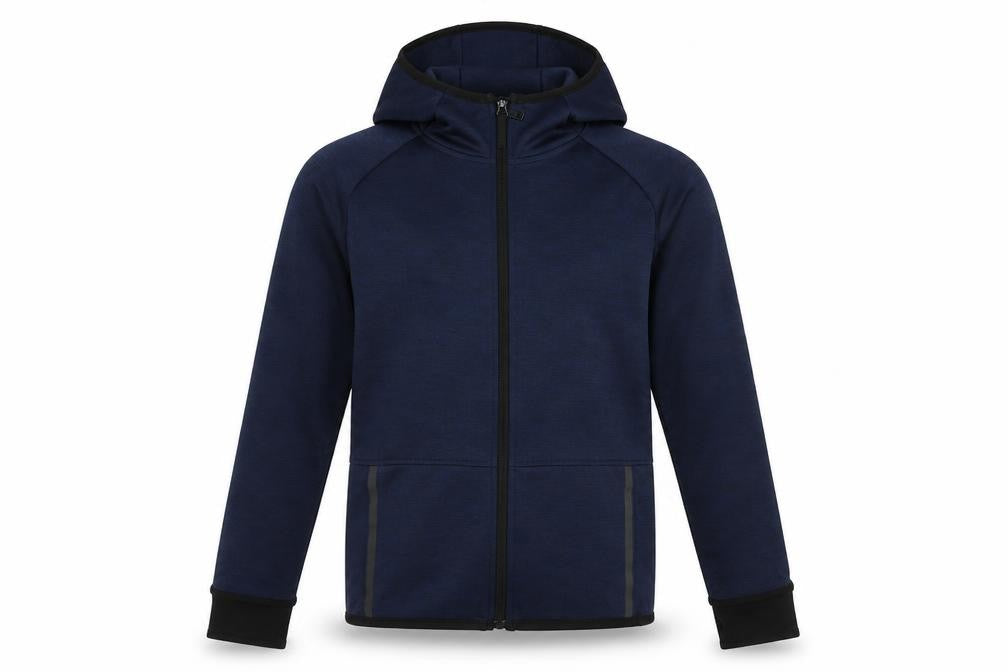 Urban Outlaws Boys Blue  Polyester Full Zip Hoodie Size 9-10 Years  Zip