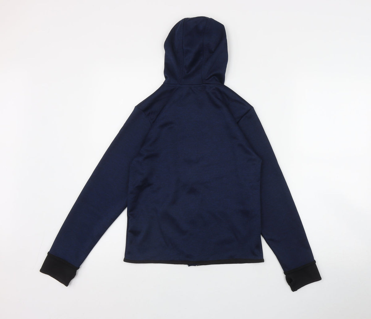 Urban Outlaws Boys Blue  Polyester Full Zip Hoodie Size 9-10 Years  Zip
