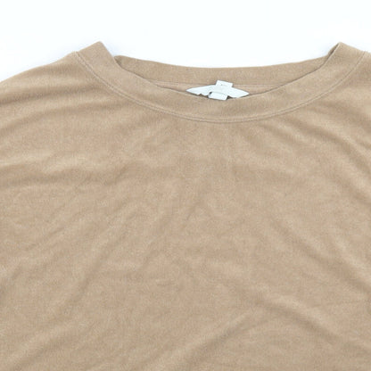 H&M Womens Brown  Polyester Pullover Sweatshirt Size L