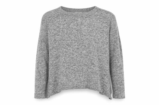 River Island Womens Grey Crew Neck  Polyester Pullover Jumper Size 12