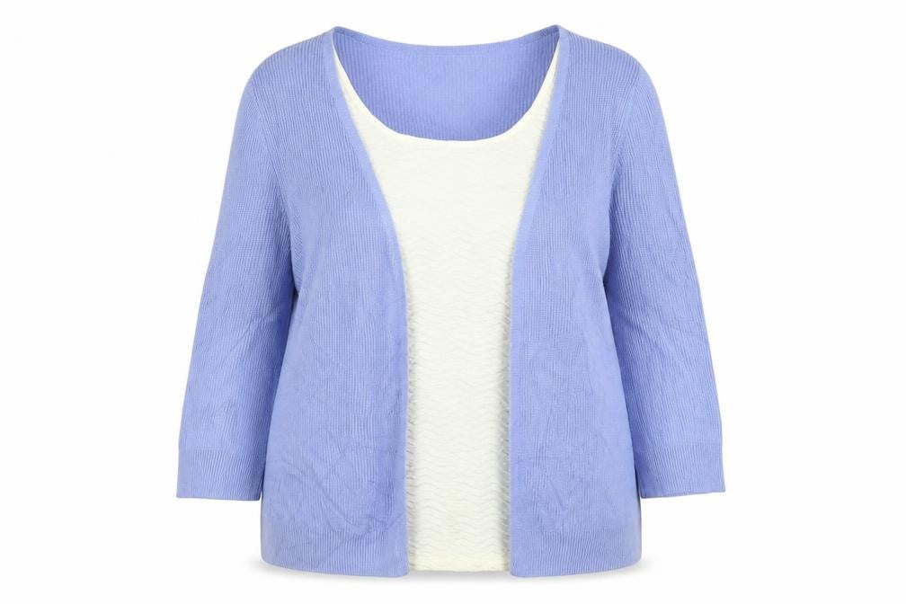 Per Una Womens Purple Scoop Neck  Acrylic Pullover Jumper Size 16
