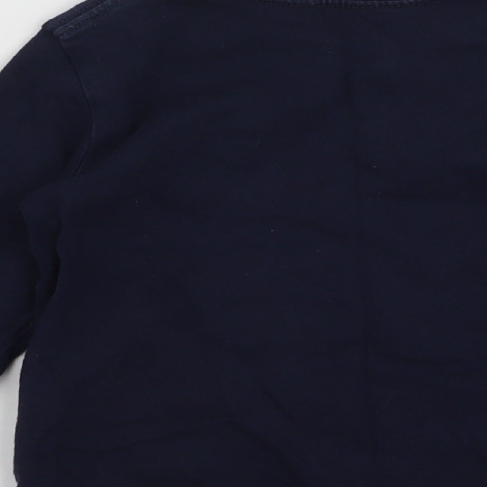 Gap Boys Blue  100% Cotton Jersey T-Shirt Size 2 Years Round Neck Pullover - Fire engine