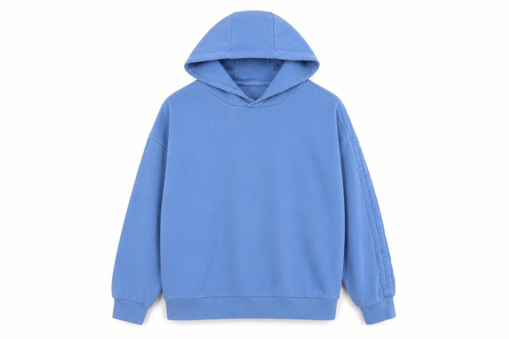 Dunnes Stores Girls Blue  Cotton Pullover Hoodie Size 9-10 Years  Pullover