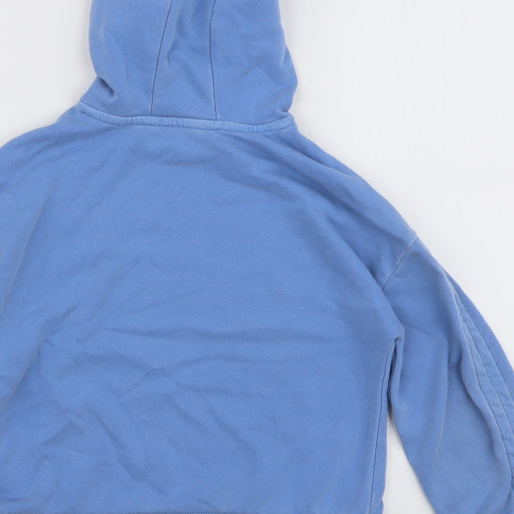 Dunnes Stores Girls Blue  Cotton Pullover Hoodie Size 9-10 Years  Pullover
