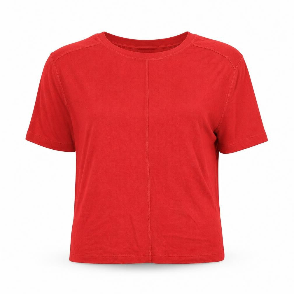 Marks & Spencer Womens Red Crew Neck  Viscose Pullover Jumper Size XS