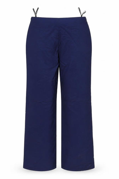 Nicowa Womens Blue  Polyamide Trousers  Size 14 L31 in Regular Zip