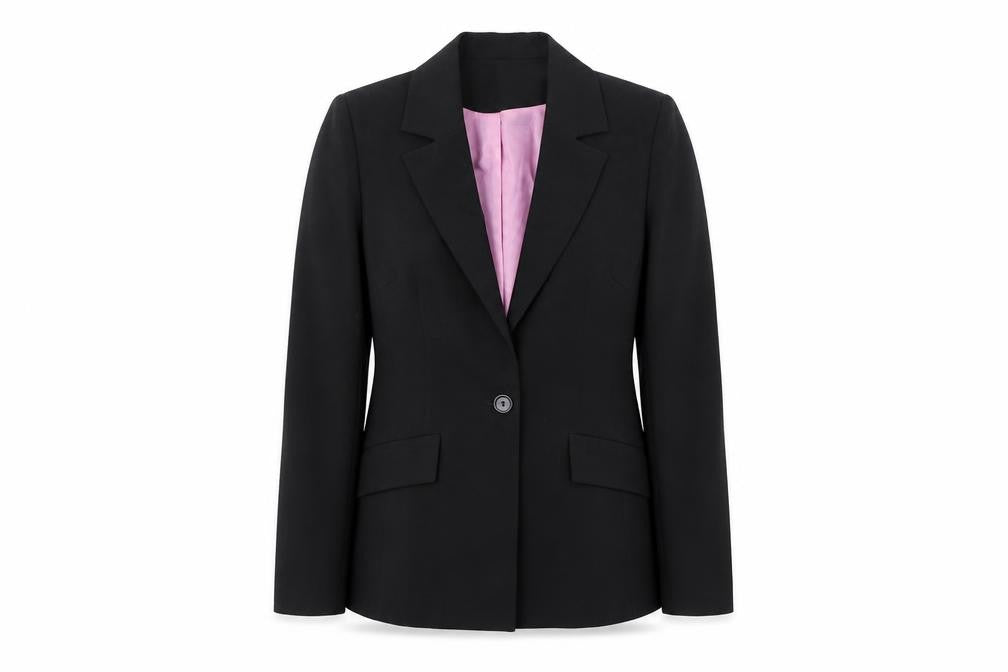 NL Collection Womens Black   Jacket Blazer Size 8  Button