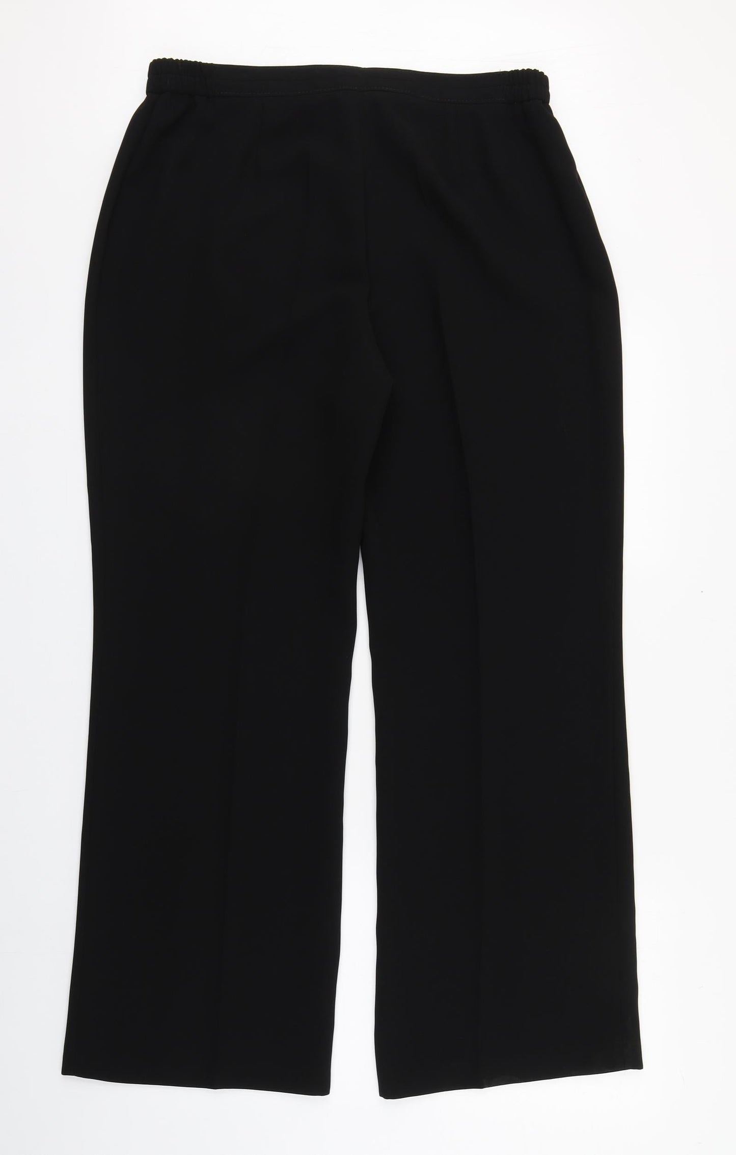 Busy Womens Black  Polyester Trousers  Size 18 L30 in Regular Zip
