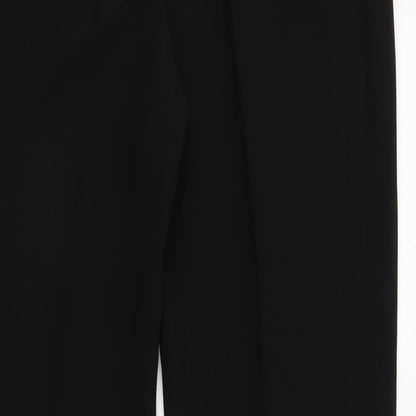 Busy Womens Black  Polyester Trousers  Size 18 L30 in Regular Zip