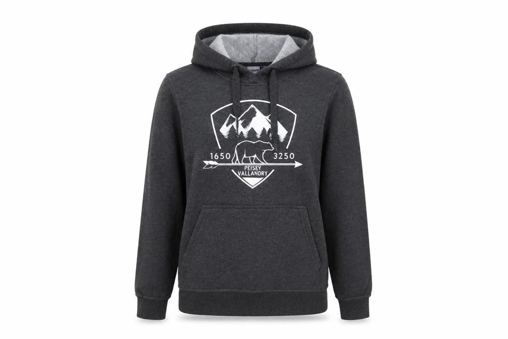 Clique Womens Grey  Polyester Pullover Hoodie Size XS   - Bear Peisey Vallandry