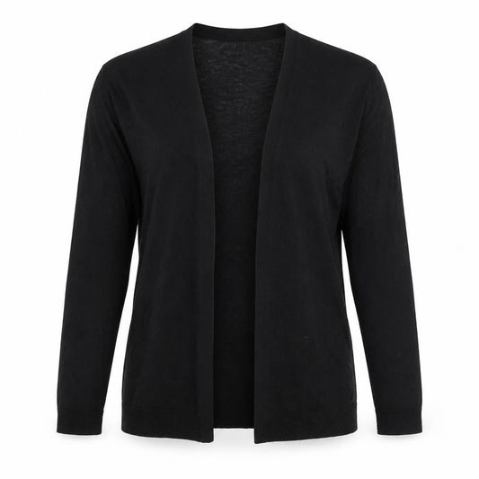 H&M Womens Black V-Neck  Acrylic Cardigan Jumper Size XS