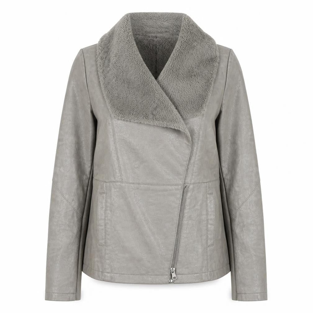 New Look Womens Grey   Jacket  Size 10  Zip