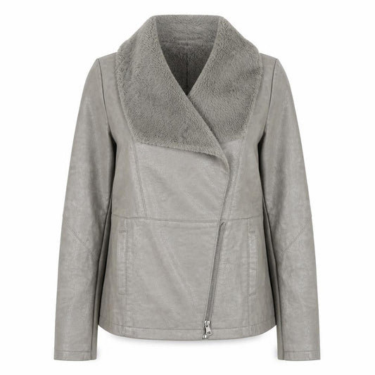 New Look Womens Grey   Jacket  Size 10  Zip