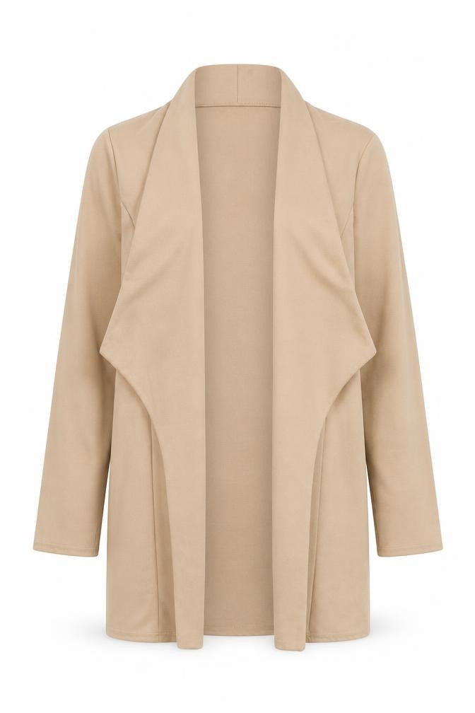 Boohoo Womens Brown Square Neck  Polyester Cardigan Jumper Size M