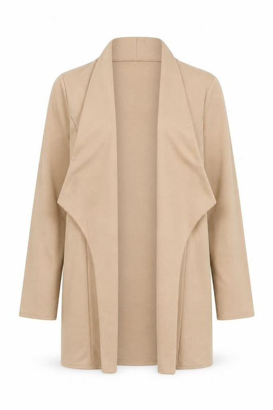 Boohoo Womens Brown Square Neck  Polyester Cardigan Jumper Size M