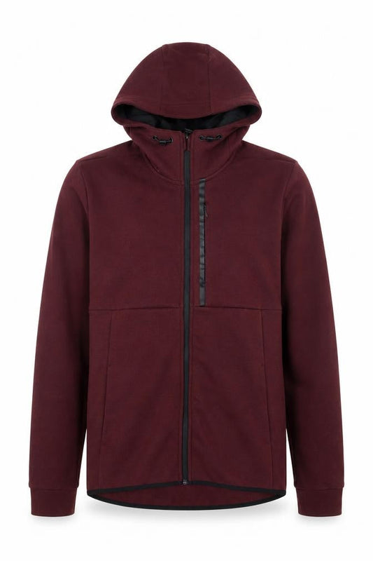 H&M Mens Red  Cotton Full Zip Hoodie Size S