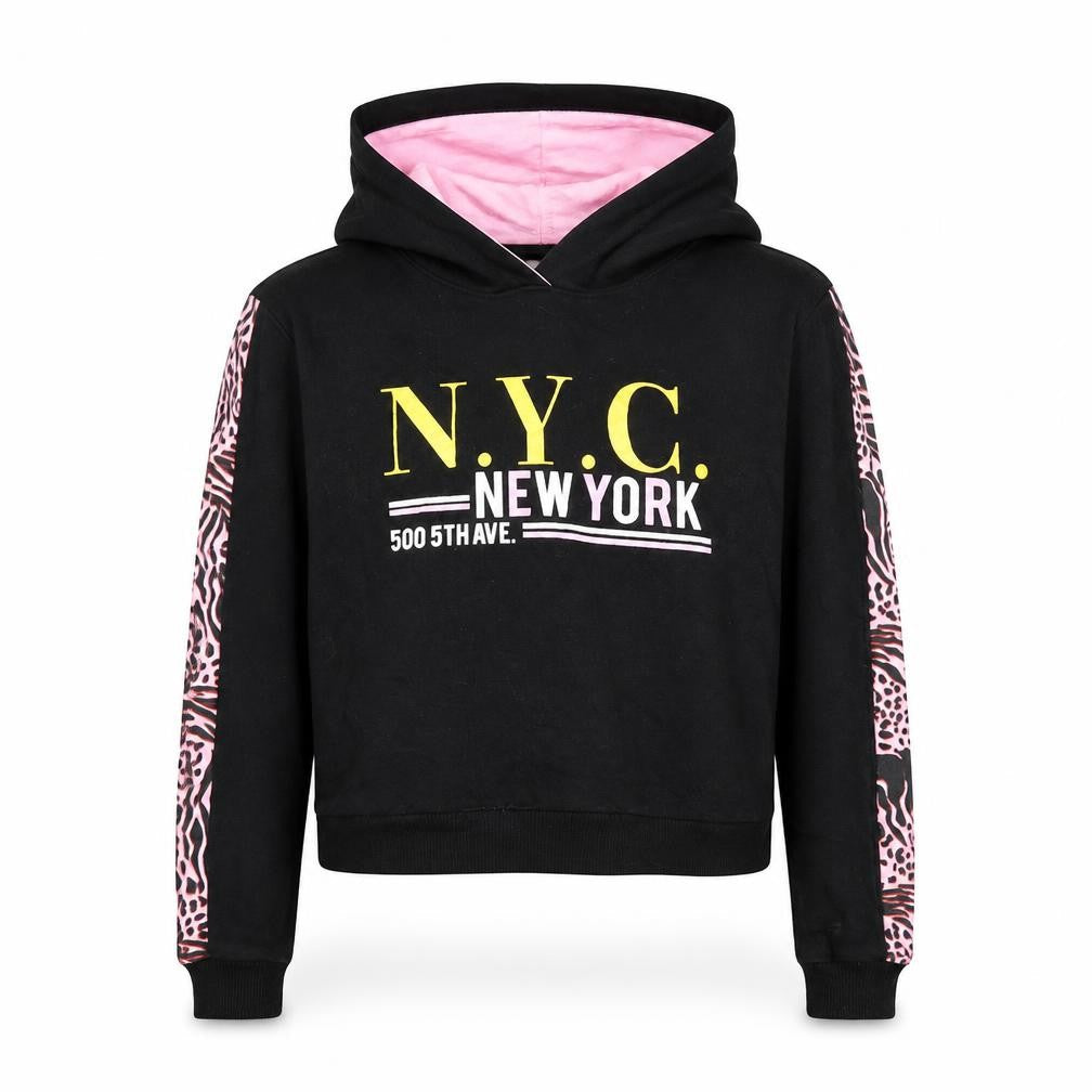 Studio Girls Black  Cotton Pullover Hoodie Size 12-13 Years