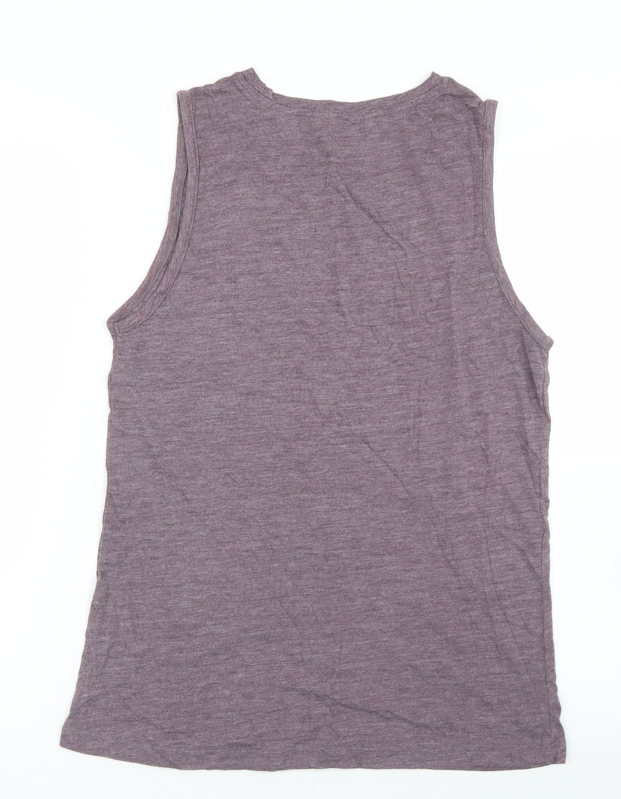 New Look Womens Purple  Polyester Basic Tank Size 12 Round Neck