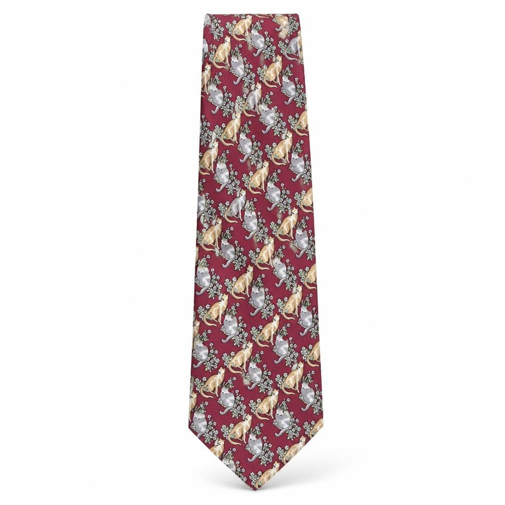 Enrico Floriani Mens Multicoloured Geometric Silk Pointed Tie One Size