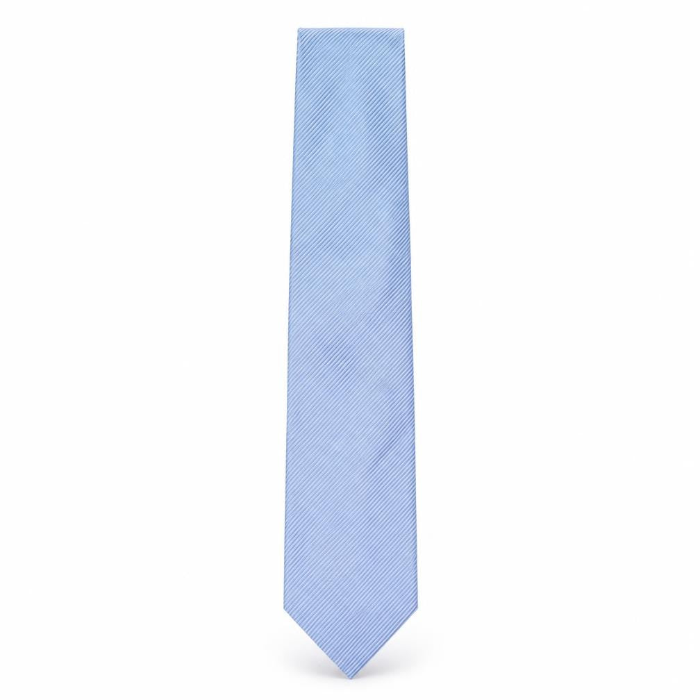 Slaters  Mens Blue  Silk Pointed Tie One Size