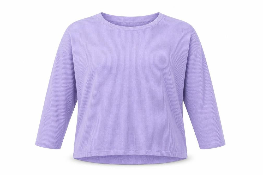Alexara Womens Purple Round Neck  Viscose Pullover Jumper Size L