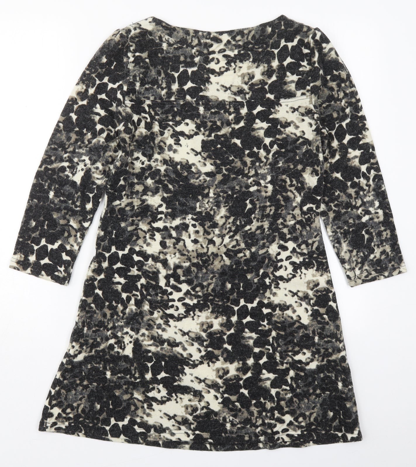 Vouley Vous Womens Beige  Acrylic Jumper Dress  Size S  Round Neck Pullover - Abstract