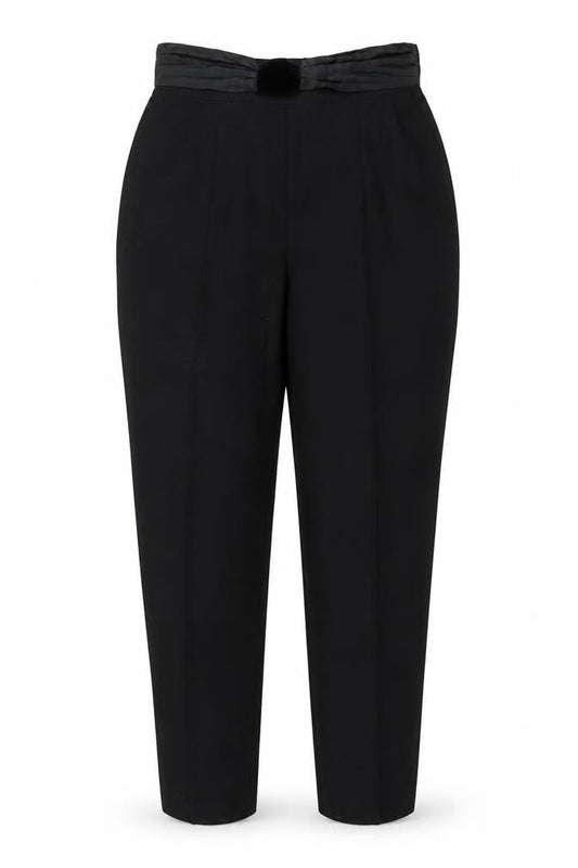 Richards Womens Black  Polyester Trousers  Size 16 L29 in Regular Zip