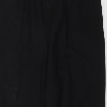 Richards Womens Black  Polyester Trousers  Size 16 L29 in Regular Zip