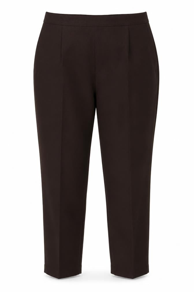 Preworn Womens Brown  Polyester Trousers  Size 16 L25 in Regular